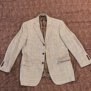 Brooks Brothers Plaid Blazer 40S Made In Italy